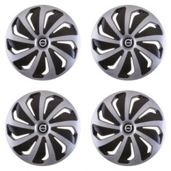 Puklice pre Volvo (čierne) 14 WIND SB