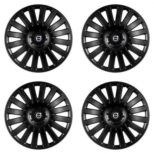 Puklice pre Volvo (čierne) 14 Smart black