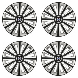 Puklice pre Volvo (čierne) 15 TREND RC double colour