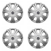 Puklice pre Volvo (čierne) 15 IMPULSE