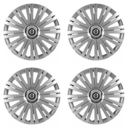 Puklice pre Volvo (čierne) 15 ACTIVE RC