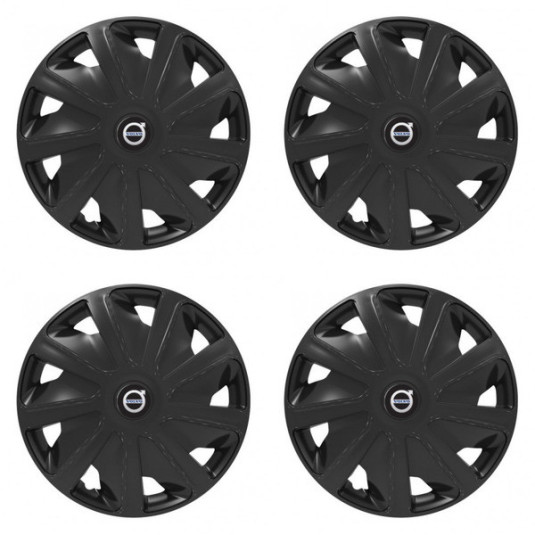 Puklice pre Volvo (čierne) pre dodávky 15 Craft black