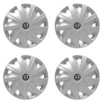 Puklice pre Volvo (čierne) pre dodávky 15 Craft silver