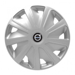 Puklice pre Volvo (čierne) pre dodávky 15 Craft silver