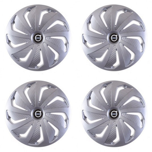 Puklice pre Volvo (čierne) 16 WIND RC SI