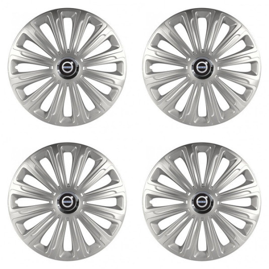 Puklice pre Volvo (čierne) 16 TREND RC