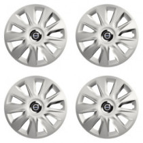 Puklice pre Volvo (čierne) 16 STRATOS RC