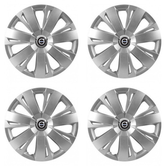 Puklice pre Volvo (čierne) 16 ENERGY RC