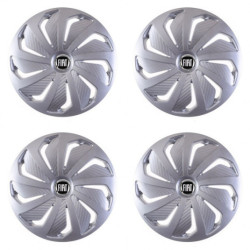 Puklice pre Fiat (čierny) 14 WIND RC SI