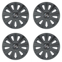 Puklice pre Fiat (čierny) 14 Aviator carbon RC grafite