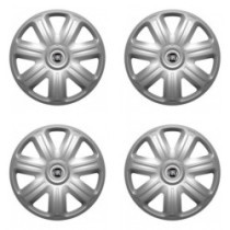 Puklice pre Fiat (čierny) 14 COMFORT