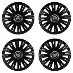 Puklice pre Fiat (čierny) 14 ACTIVE RC BLACK