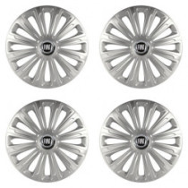 Puklice pre Fiat (čierny) 15 TREND RC