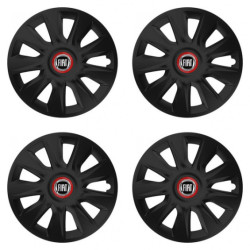 Puklice pre Fiat (čierny) 15 STRATOS RR black