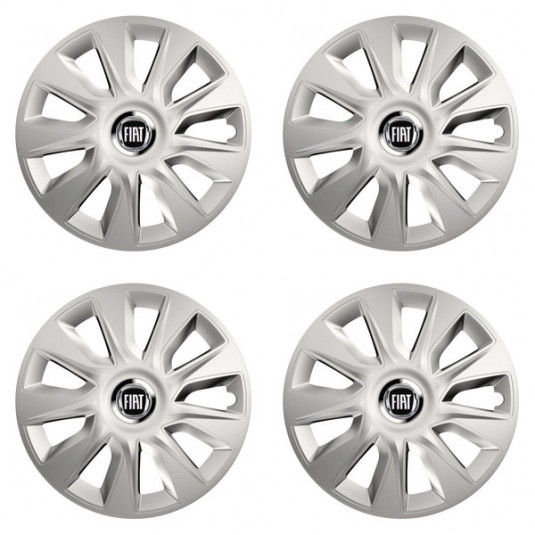 Puklice pre Fiat (čierny) 15 STRATOS RC