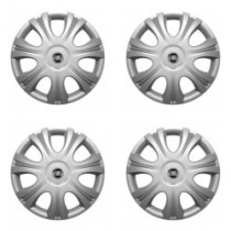 Puklice pre Fiat (čierny) 15 IMPULSE