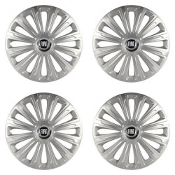 Puklice pre Fiat (čierny) 16 TREND RC