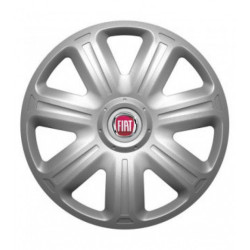 Puklice pre Fiat (červené) 14 COMFORT