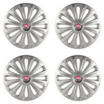 Puklice pre Fiat (červené) 15 TREND RC