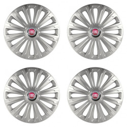 Puklice pre Fiat (červené) 16 TREND RC