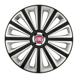 Puklice pre Fiat (červené) 16 TREND RC double colour