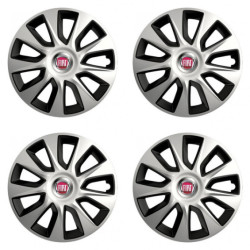 Puklice pre Fiat (červené) 16 STRATOS double colour