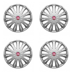 Puklice pre Fiat (červené) 16 SPARK