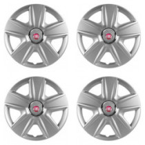 Puklice pre Fiat (červené) 16 ESPRIT RC