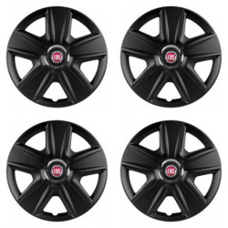 Puklice pre Fiat (červené) 16 ESPRIT RC BLACK