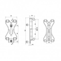Bezrámikový držiak ŠPZ