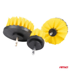 Sada čistiacich kief na vŕtačku 3ks. AMiO-04017