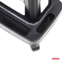 Dielenská stolička na kolieskach s úložným priestorom na náradie 150 kg AMiO-04269