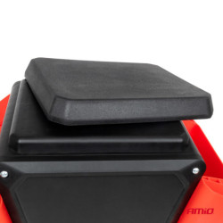 Dielenská stolička na kolieskach s úložným priestorom na náradie 150kg AMiO-04268