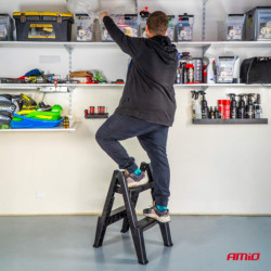 Dielenský rebrík - taburetka 51,5cm 150kg AMiO-04267