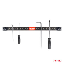 Magnetické držiaky na náradie 1x20cm 1x30,5cm 1x46cm sada AMiO-04263