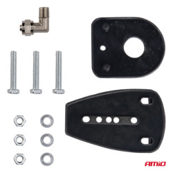 Zvuková signalizácia klaksónu chróm 520 mm 12V 24V HighTone AMIO-04077