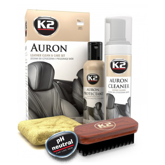 K2 Auron 200ml - set na čistenie kože