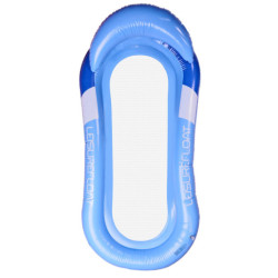 Nafukovací plážový matrac hojdacia sieť vodné lehátko kreslo bazén modrá