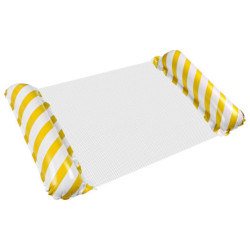 Nafukovací plážový matrac hojdacia sieť vodné lehátko kreslo bazén žltá