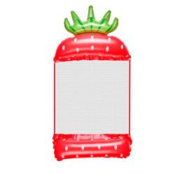 Nafukovací plážový matrac hojdacia sieť vodné lehátko kreslo bazén jahoda