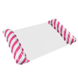 Nafukovací plážový matrac hojdacia sieť vodné lehátko kreslo bazén ružová