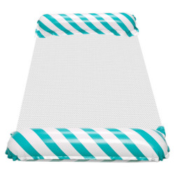 Nafukovací plážový matrac hojdacia sieť vodné lehátko kreslo bazén modrá