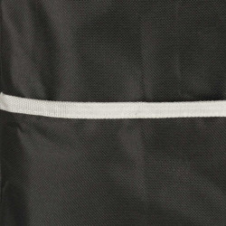 Nákupná taška na kolieskach s rámom 95 cm čierna