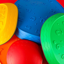 Senzorická cesta riečne kamene pre rovnováhu, 5ks