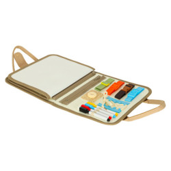 Senzorické zmyslové montessori manipulačné dosky dinosaurus prípad