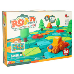 Puzzle stolová hra bludisko prekážková dráha 56 el.