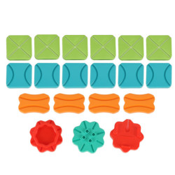 Puzzle stolová hra bludisko prekážková dráha 28 el.