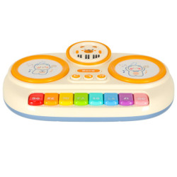 Detský interaktívny organový klavír vzdelávací béžový