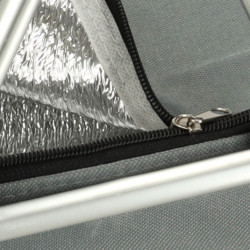 Tepelný skladací piknikový kôš- sivý