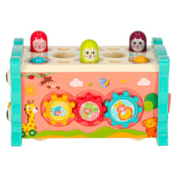 Senzorická hračka pre bábätká 8v1 Bibi-inn modrá